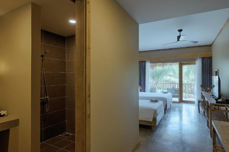 Phòng Deluxe Triple Garden View